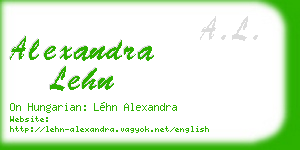 alexandra lehn business card